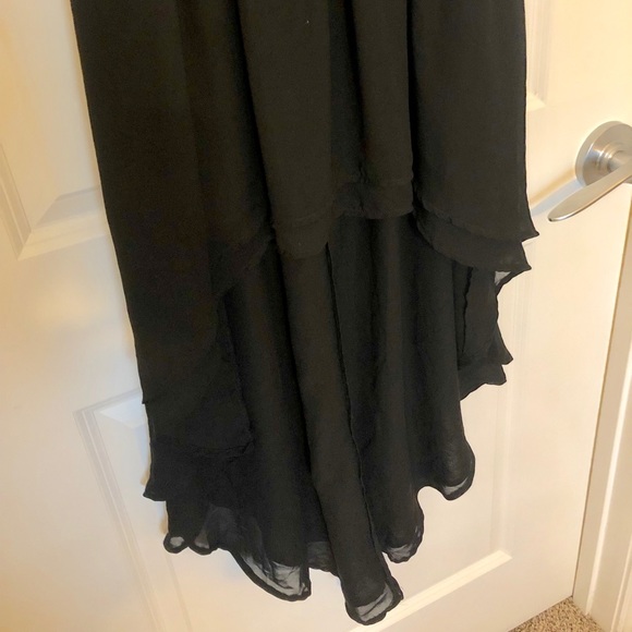 Sequined strapless high low - Picture 3 of 8